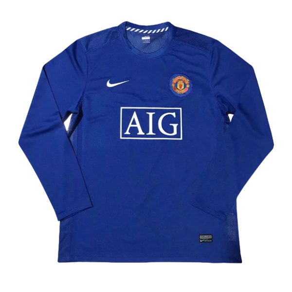 Camiseta retro Manchester United 08/09 2ª equipación manga larga