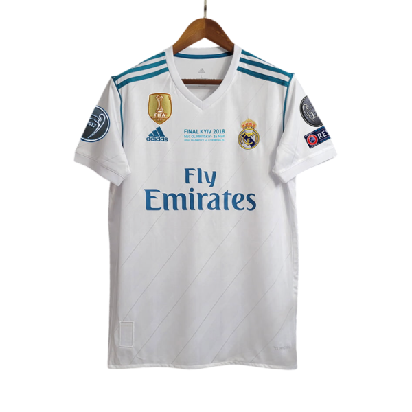 Camiseta Retro Real Madrid 17-18 1ª Equipación Edición Final Champions League