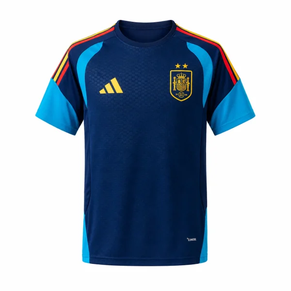 2 ESTRELLAS Camiseta España Calentamiento 2026