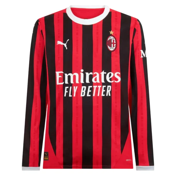 Camiseta AC Milan 24/25 1ª equipación manga larga