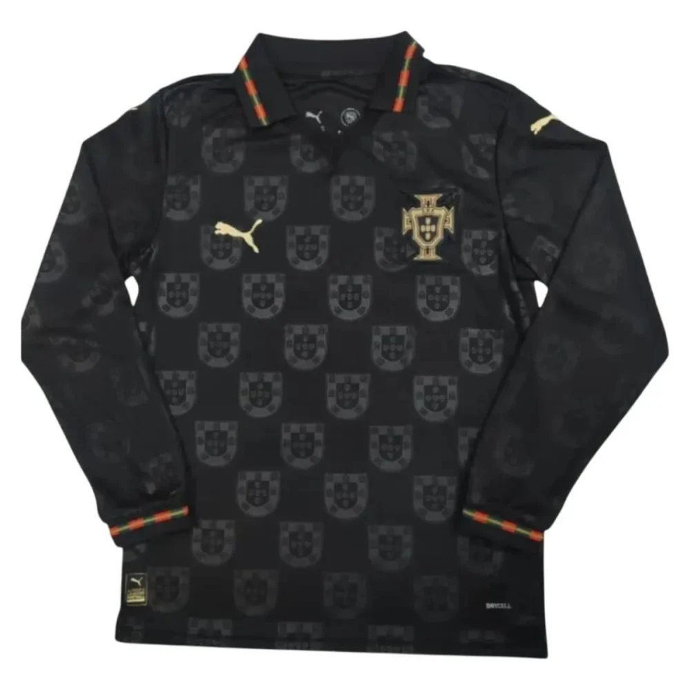 Camiseta Portugal 2026 Edición Especial Pantera Negra manga larga