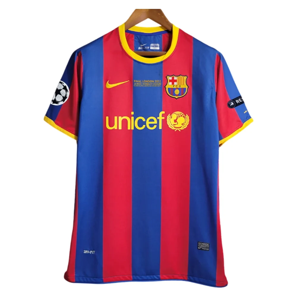 Camiseta Retro Barcelona 1ª Equipación 10/11 Edición Final Champions League