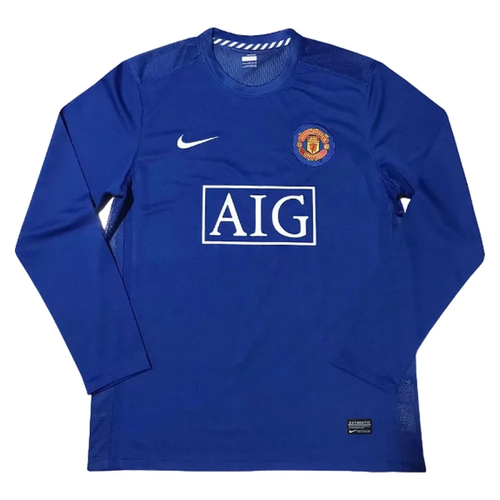 Camiseta retro Manchester United 08/09 2ª equipación manga larga