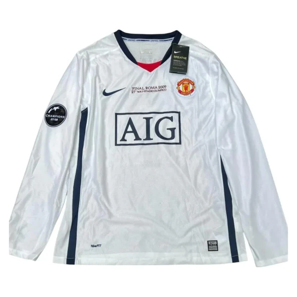 Camiseta Retro Manchester United 08-09 manga larga Edición Final Champions League
