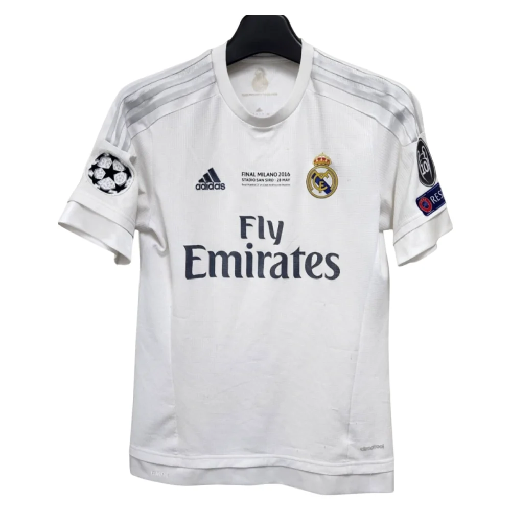 Camiseta Retro Real Madrid 15-16 1ª Equipación Edición Final Champions League