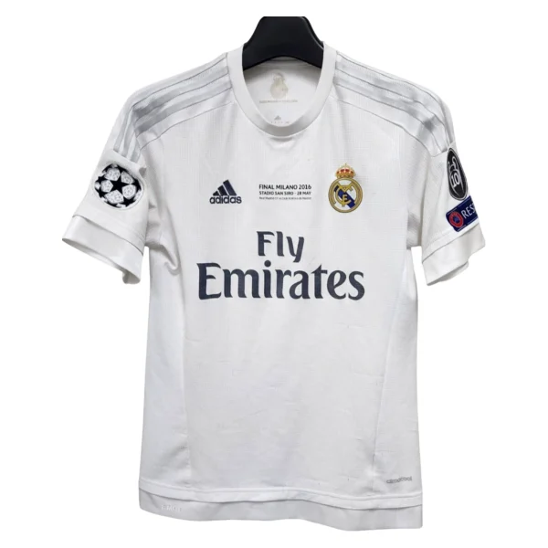 Retro Real Madrid 15/16 1ª Equipación – Edición Final Champions League